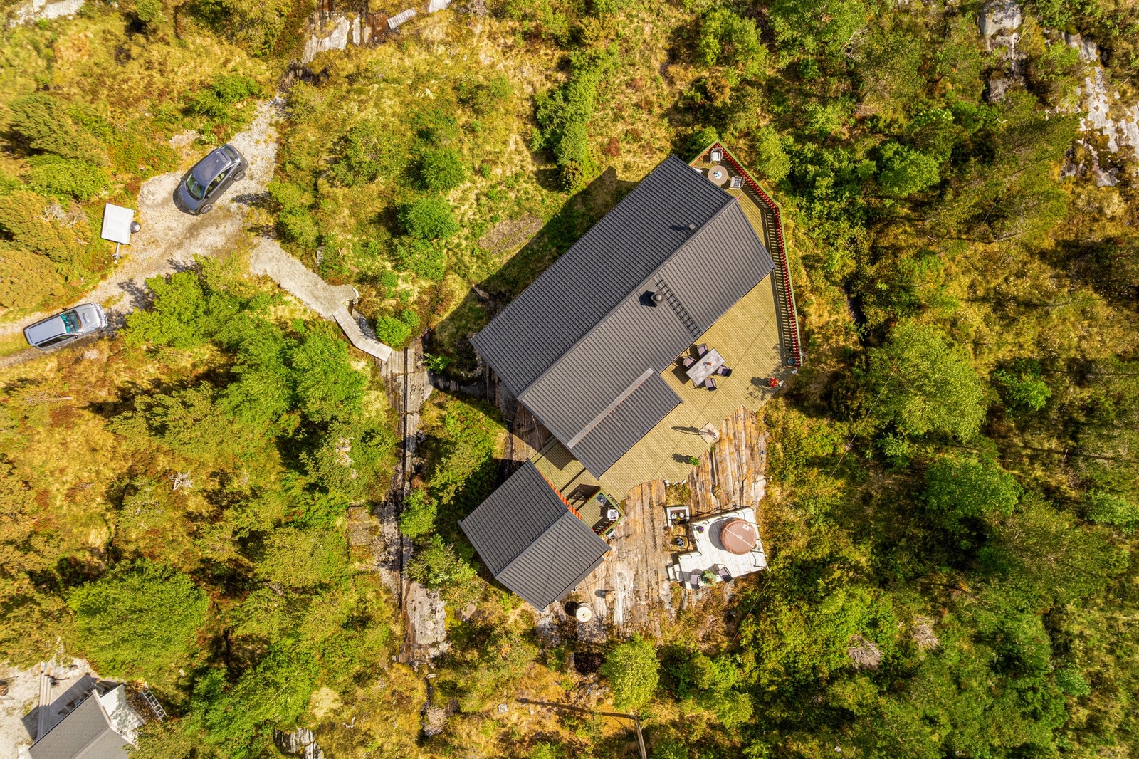 Dronebilde. Galleribilde
