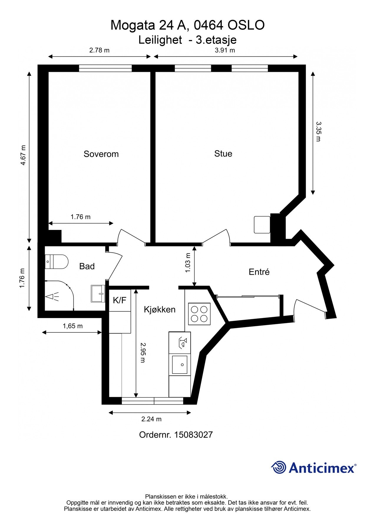 Vi tar en titt på dagens planskisse. I tillegg til innvendige areal, disponerer boligen boder i kjeller- og loftsareal på totalt 8 kvm gulvareal. Galleribilde