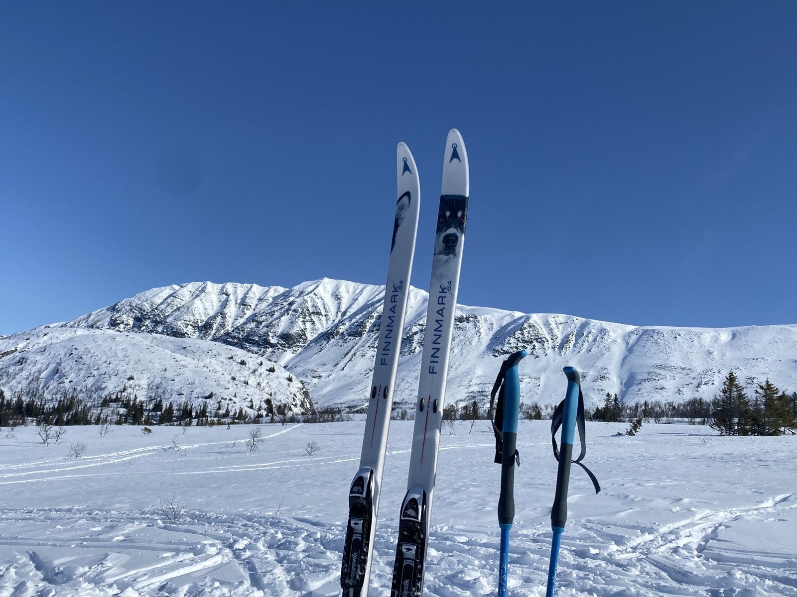Området byr på flotte turer, sommer som vinter. Privat foto. Galleribilde