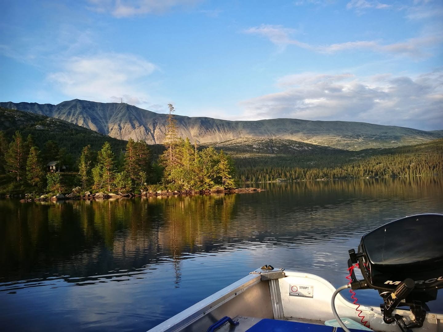 Området byr på gode fiskemuligheter med tilgang til fiskekort. Privat foto. Galleribilde