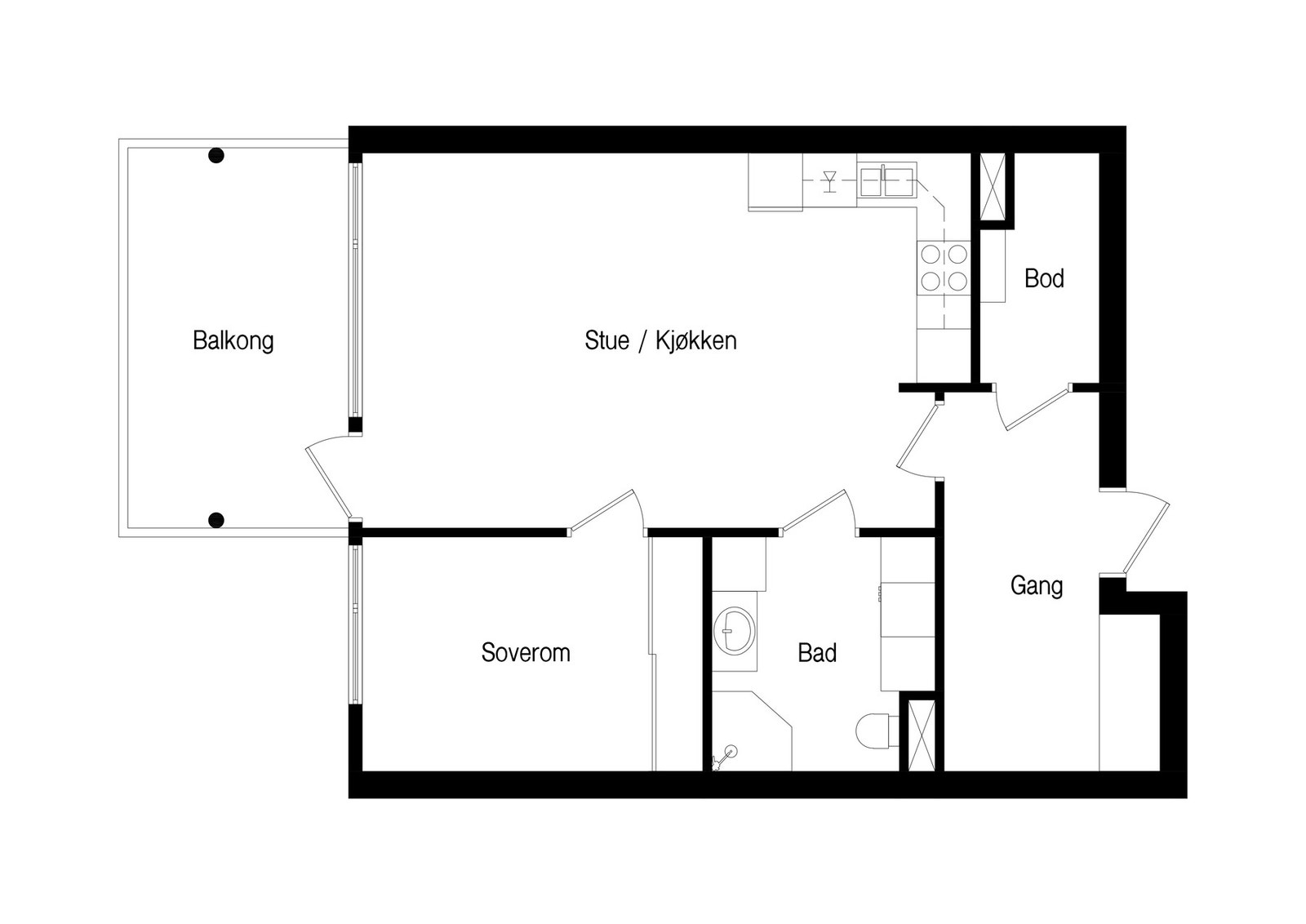 Plantegning Galleribilde
