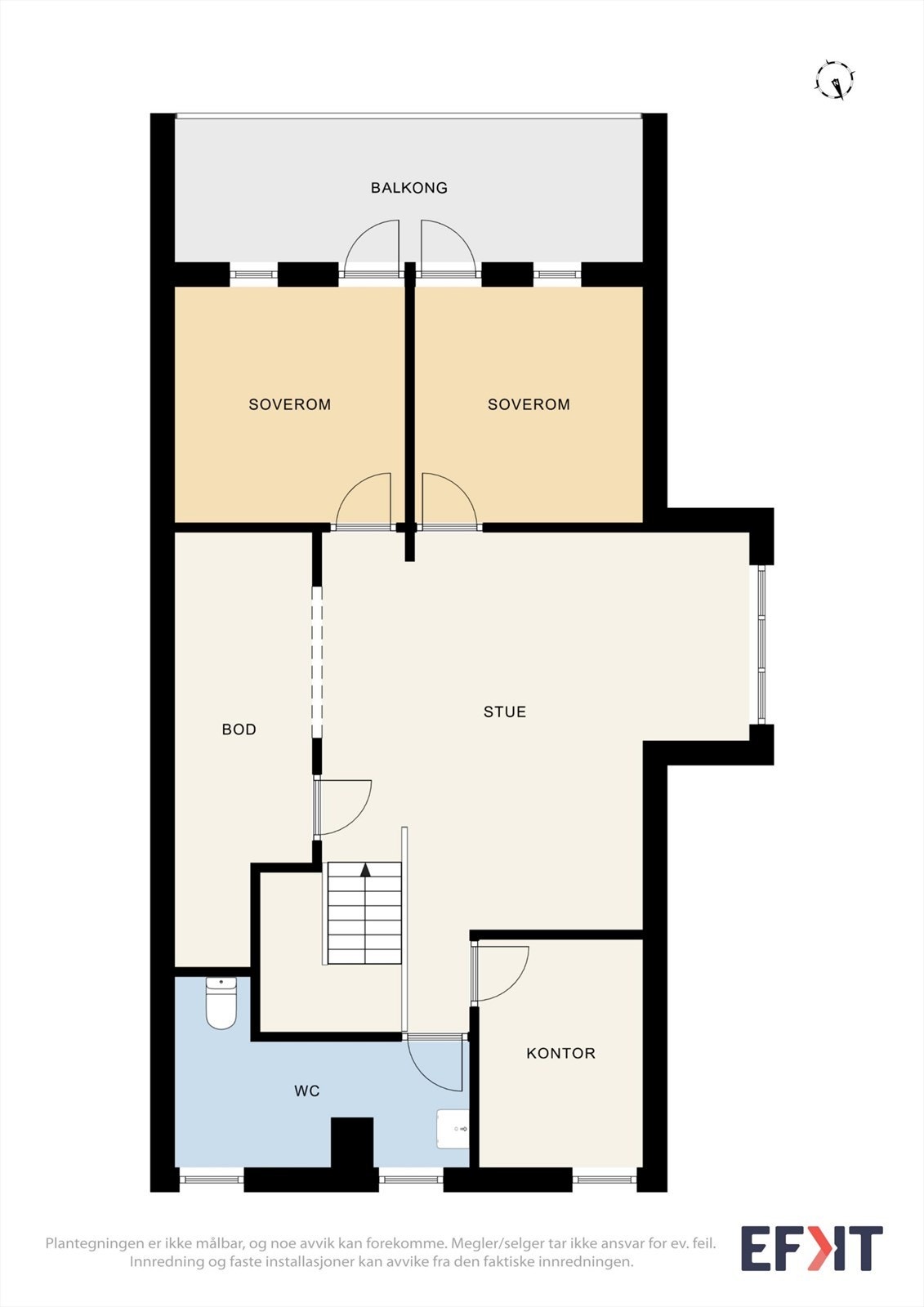 Plantegning 2.etg. Galleribilde