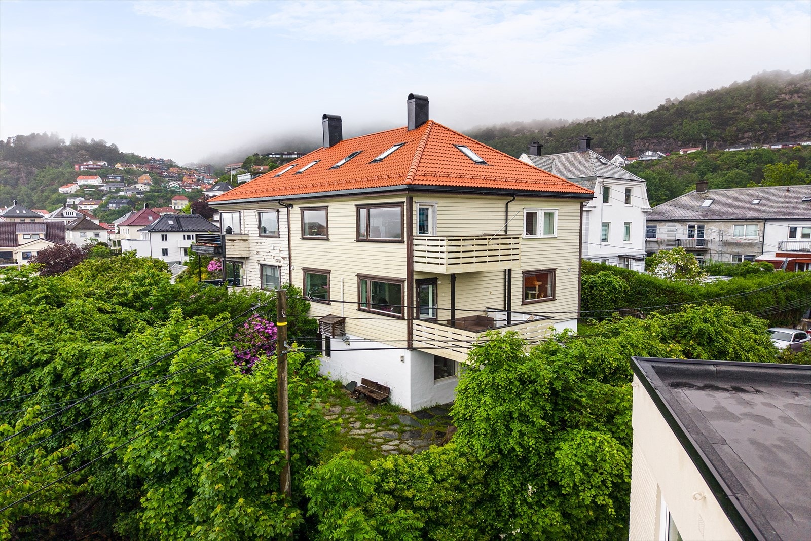 Sameiet fikk ny taktekking i 2026. Galleribilde
