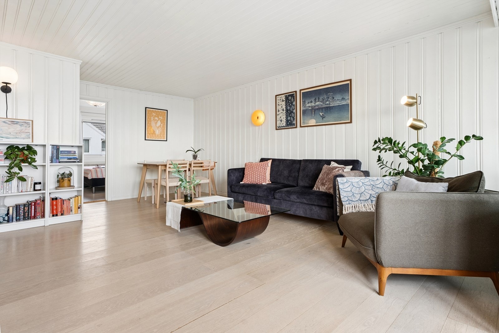 Rommets utforming gir fleksible møbleringsmuligheter for å skape ulike soner. Galleribilde