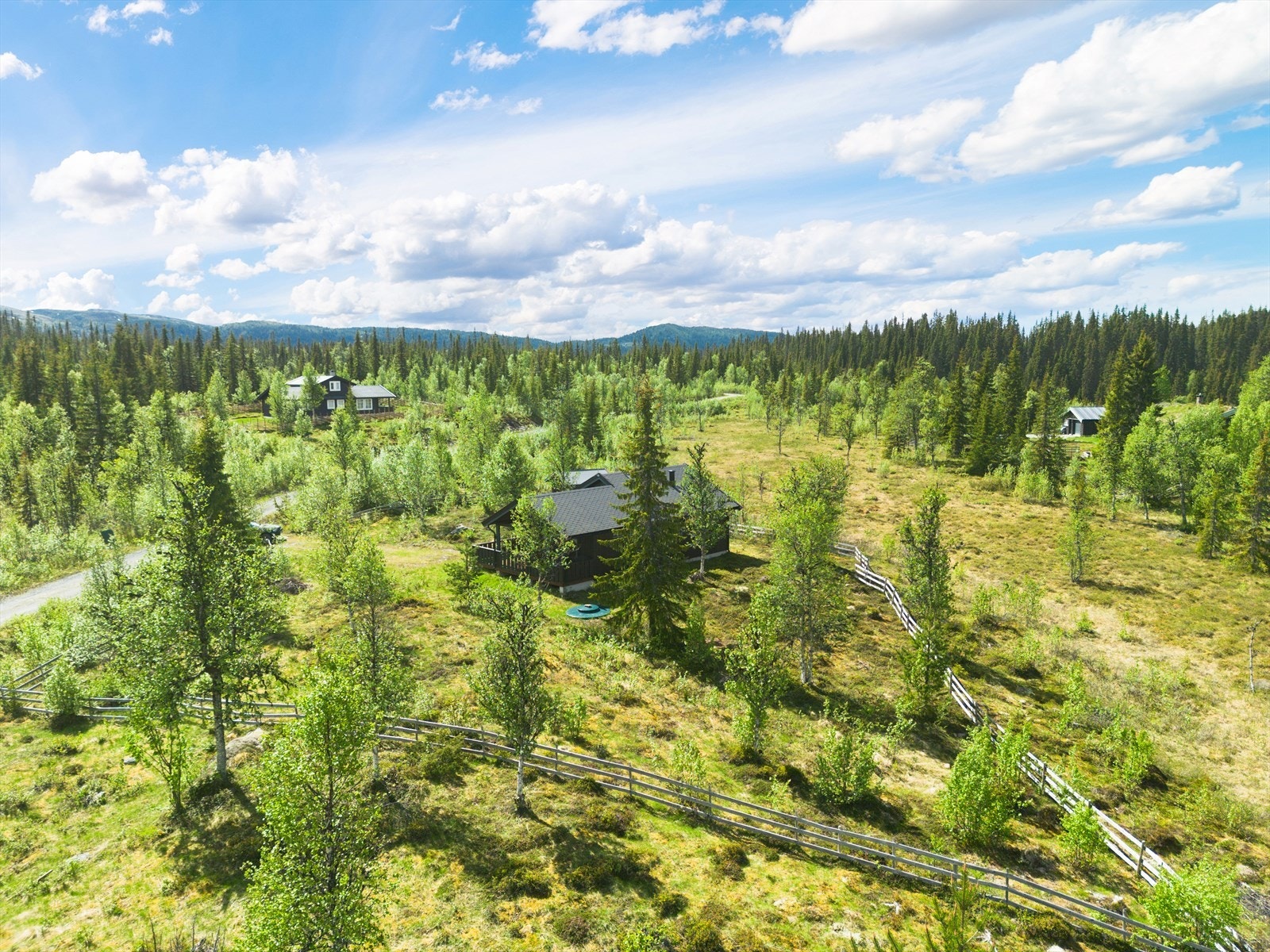 Med lett helårsadkomst, innlagt strøm og vann fra egen grunnborret brønn, er dette et fint sted å samle familie og venner til avslappende dager på fjellet. Galleribilde