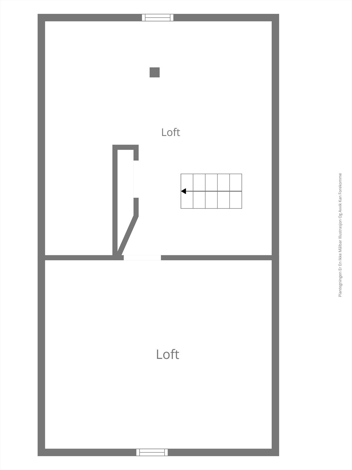 Planskisse loft Galleribilde