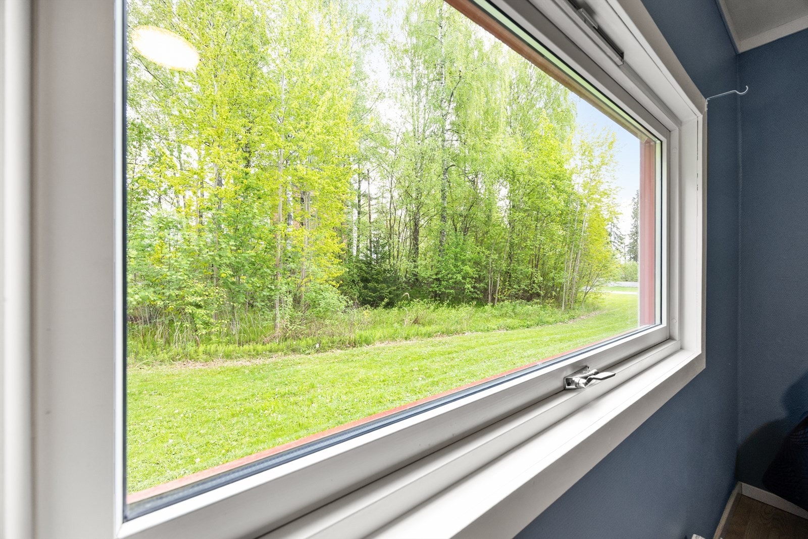 Nærhet til skog og mark med gode turmuligheter rett utenfor døren. Galleribilde