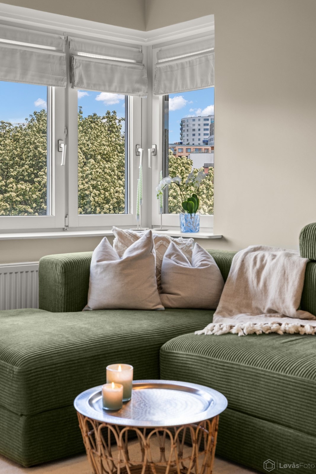Varmtvann og fyring er inkludert i felleskostnadene, noe som bidrar til forutsigbare månedlige bokostnader. Galleribilde