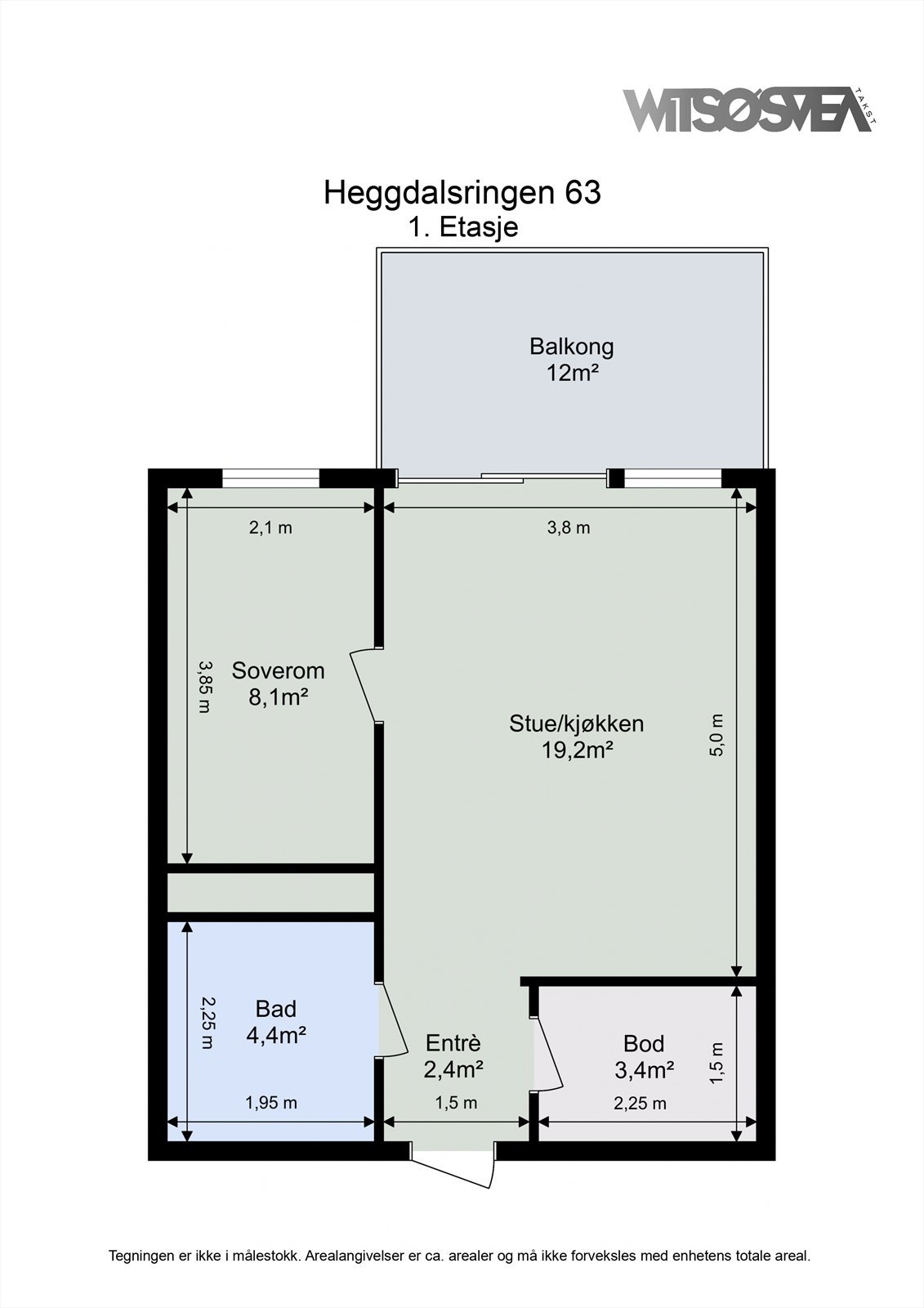 Planskisse 3.etg Galleribilde