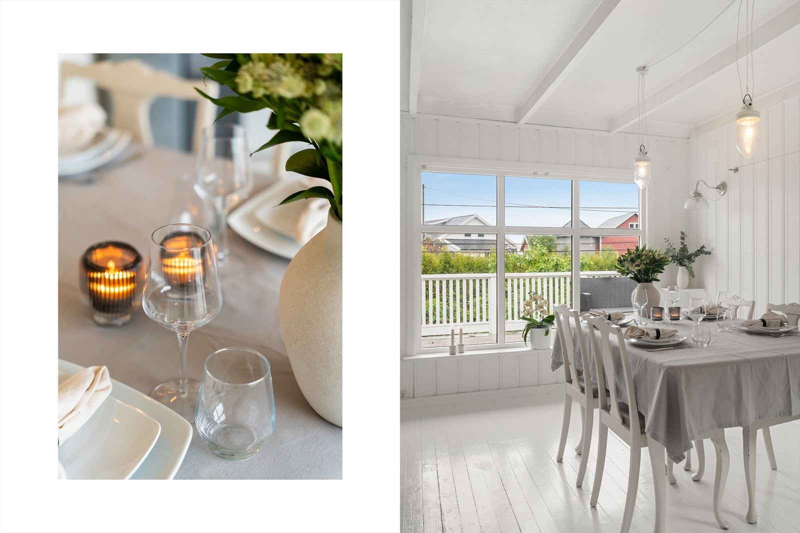 Utgang fra kjøkkenet til solrik terrasse med sommerstue og uteområde! Galleribilde