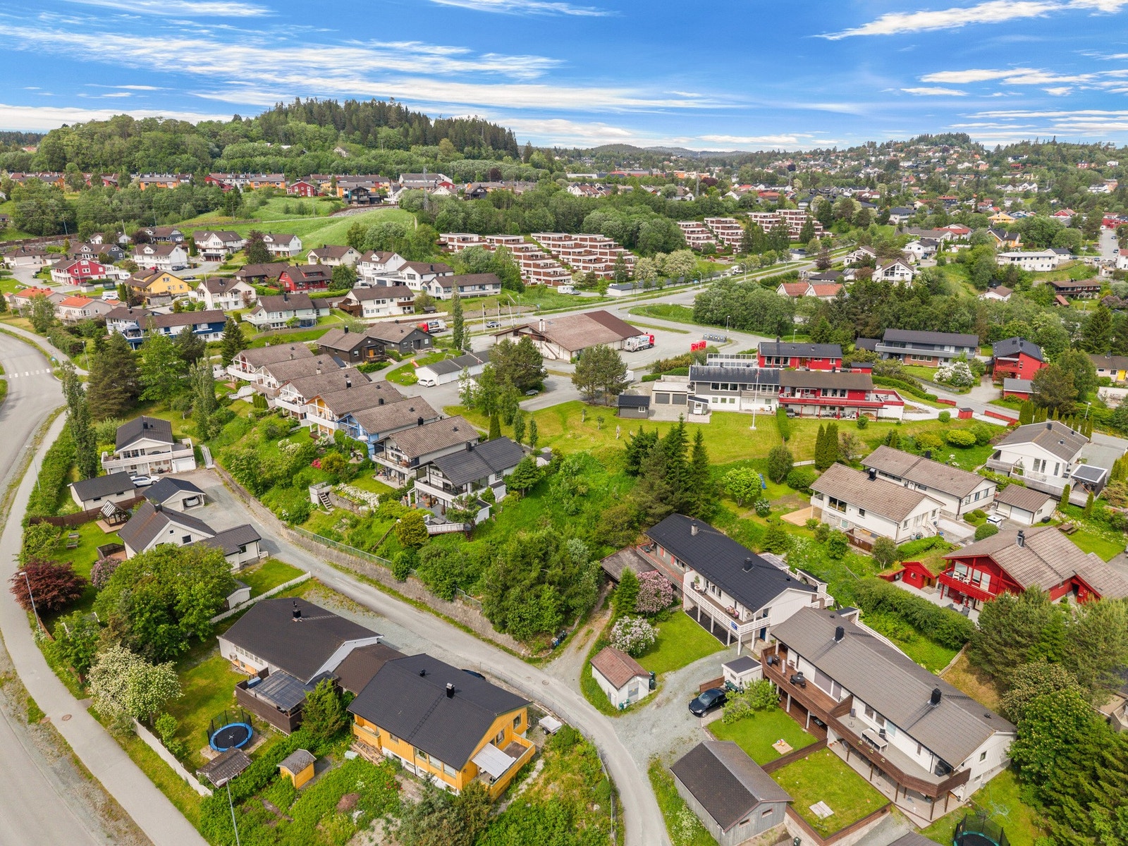 Boligen ligger i et populært boligområde på Rydningen Galleribilde