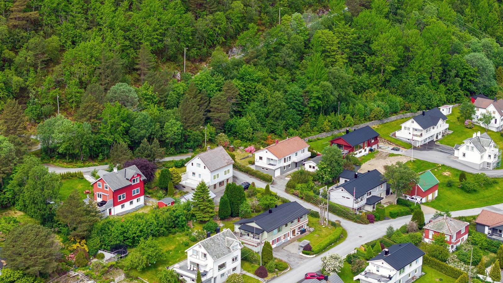 Rolig og etablert boligområde. Galleribilde