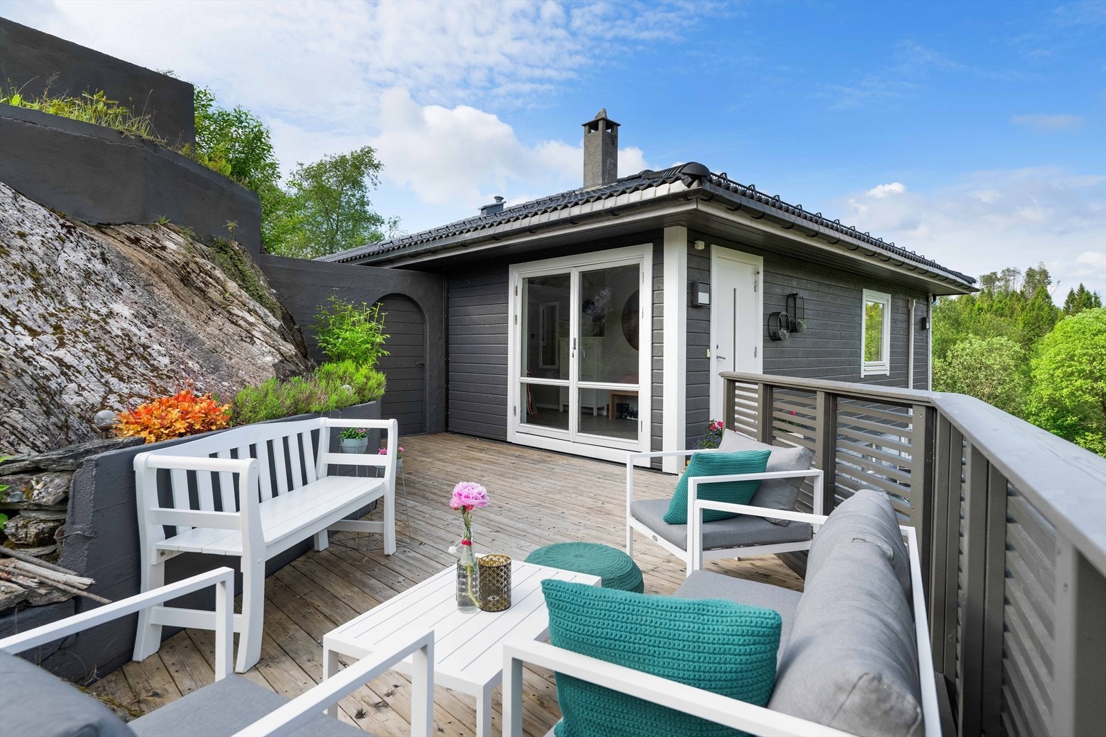 Herfra er det fin utsikt til nærområde. Galleribilde