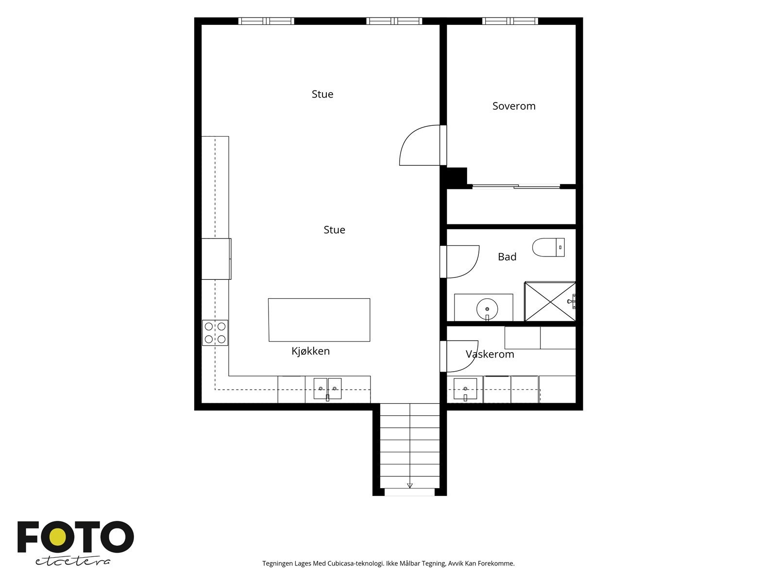 Plantegning nedre delplan Galleribilde