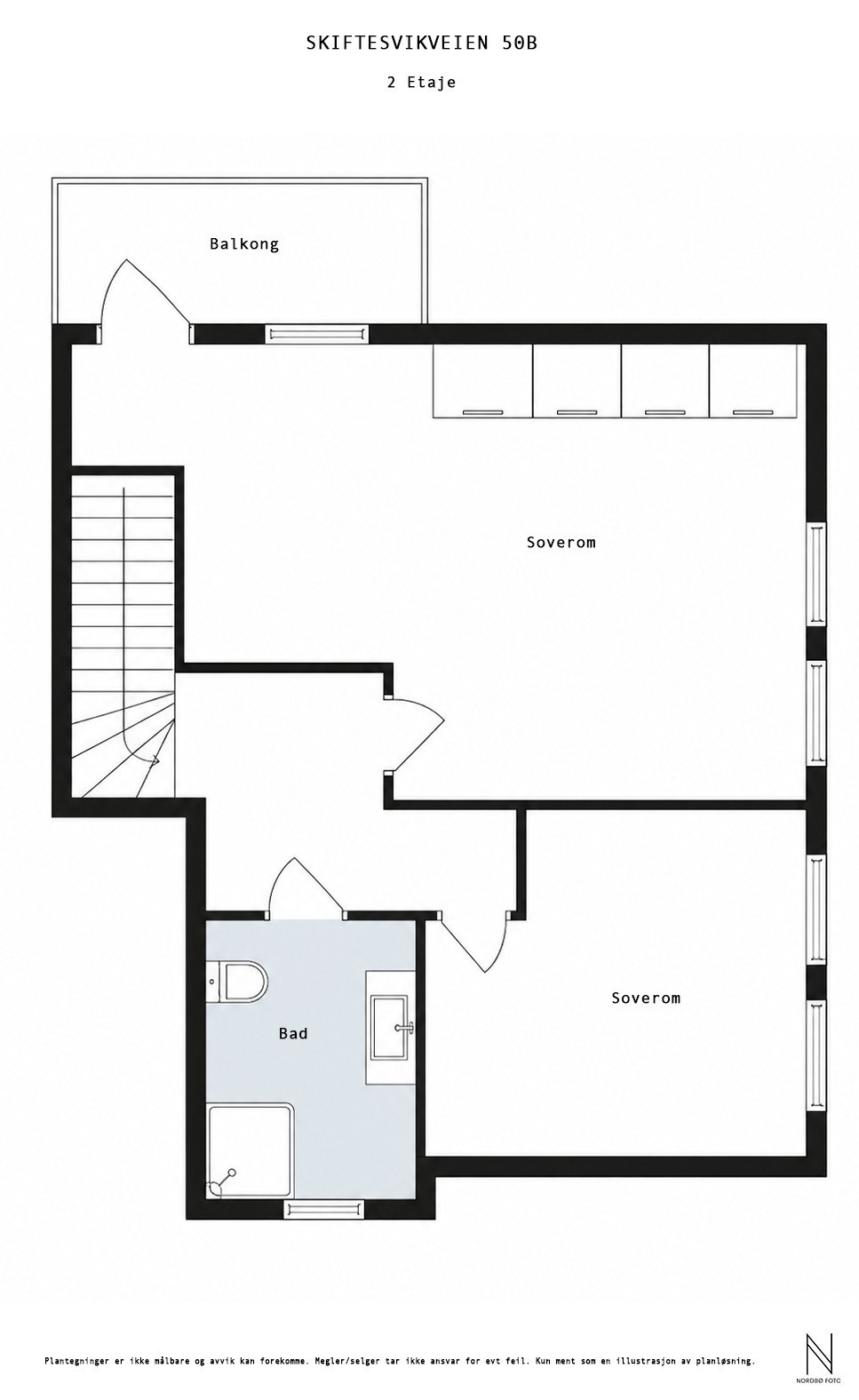 Plantegning 2. etasje Galleribilde