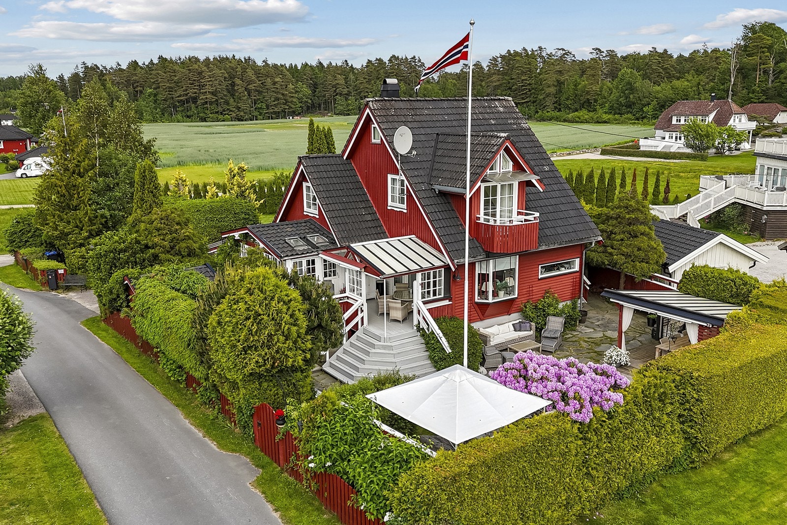Eiendommen har en sjarmerende arkitektur Galleribilde