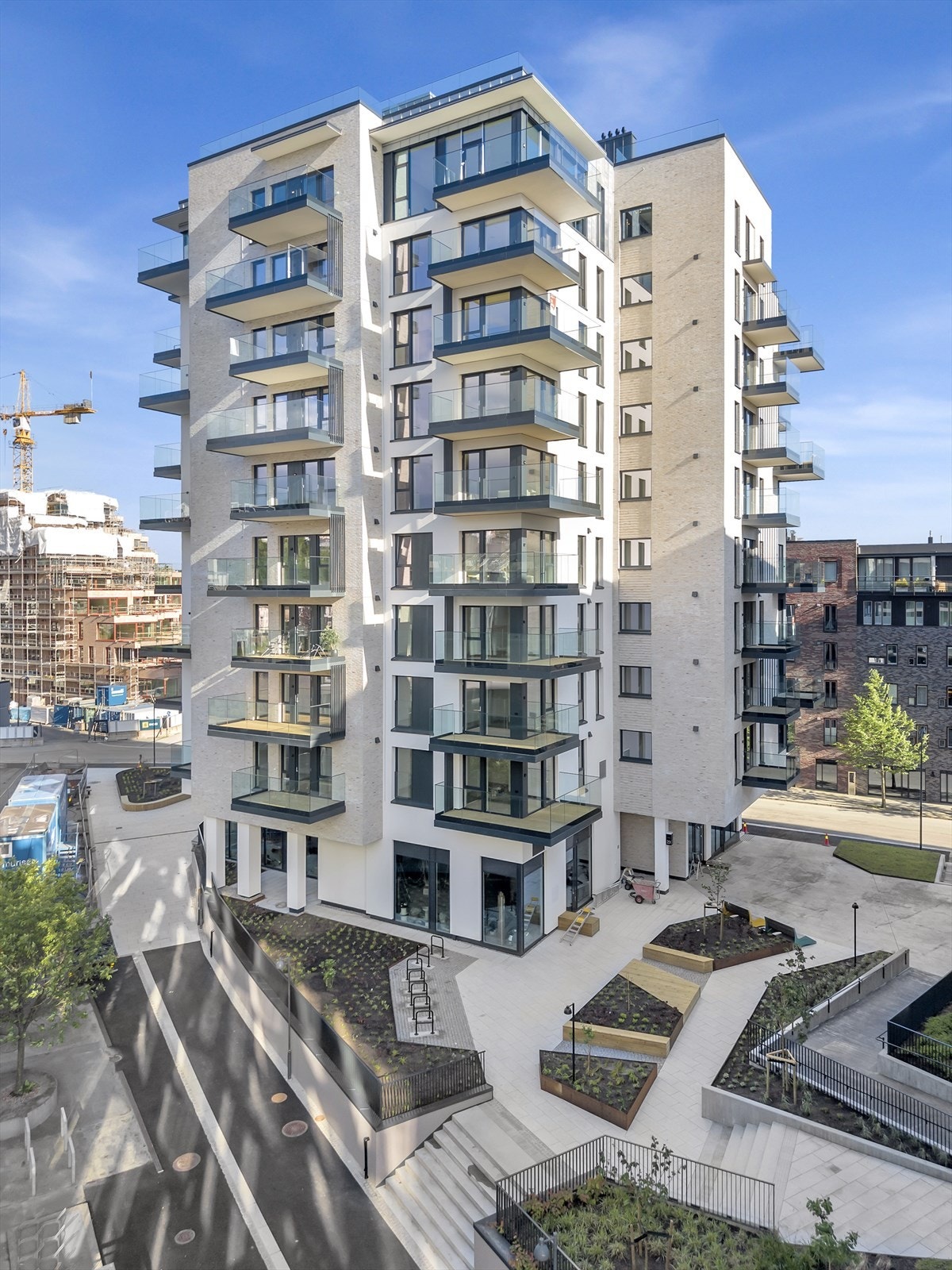 Fasade av Tange Fyr Galleribilde