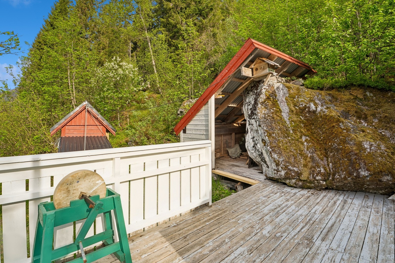 Pumpehus for vatn og vedbod Galleribilde