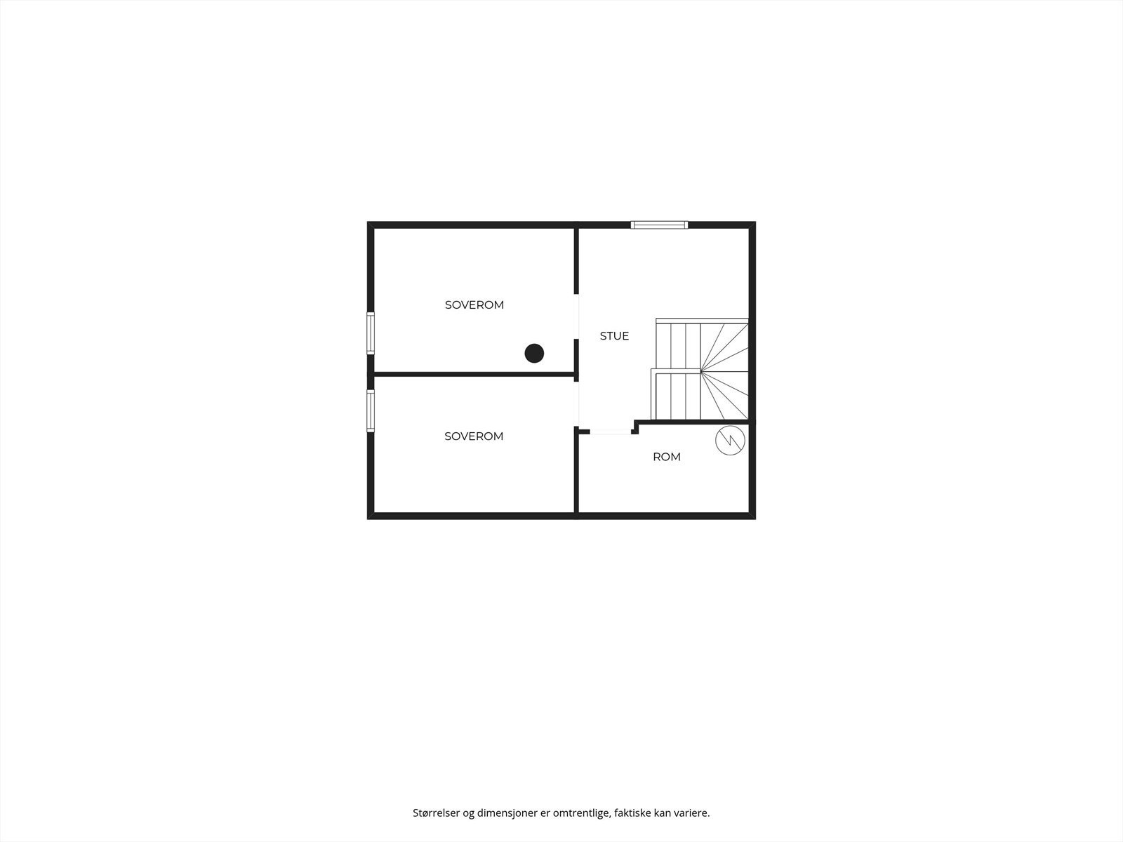 Plantegning 2.etg. Galleribilde