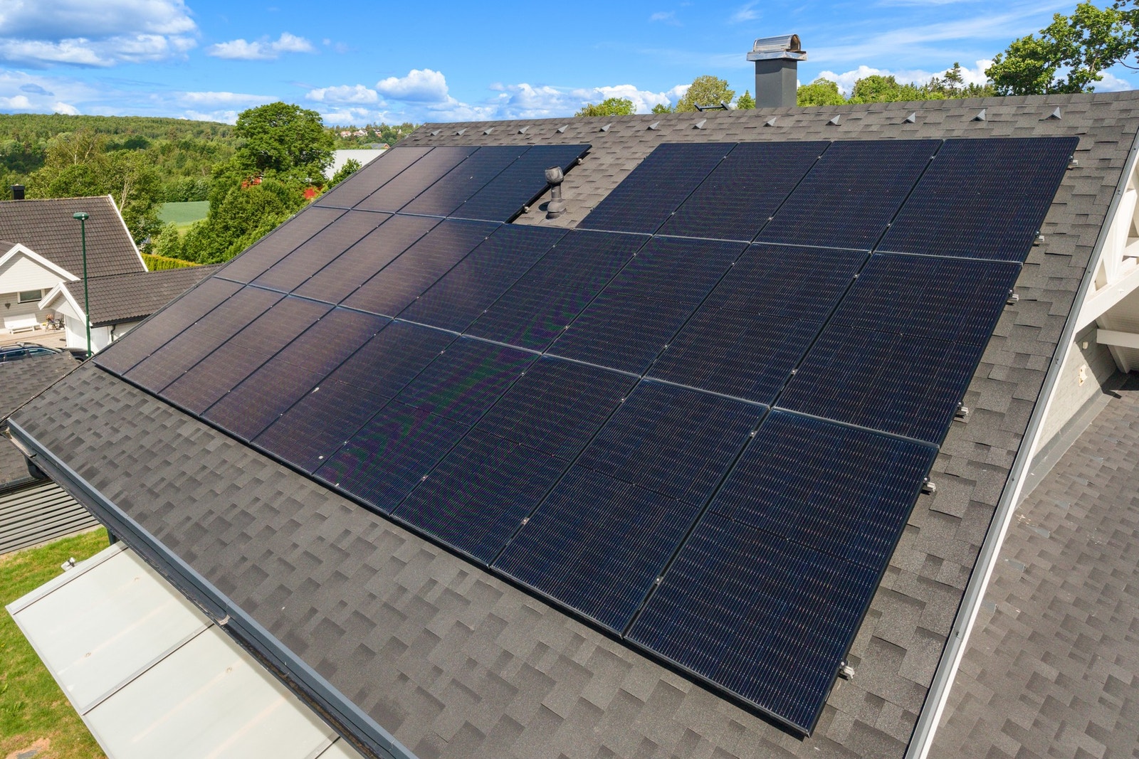 Solceller på taket Galleribilde