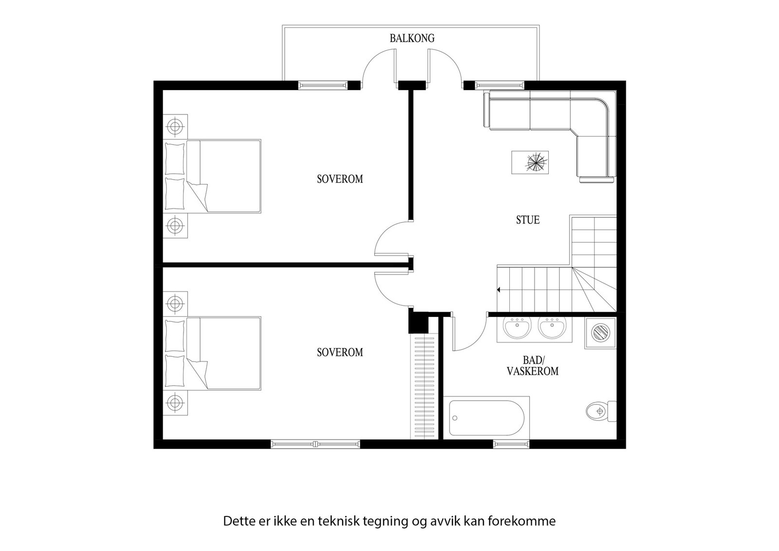Plantegning - 2. etasje Galleribilde