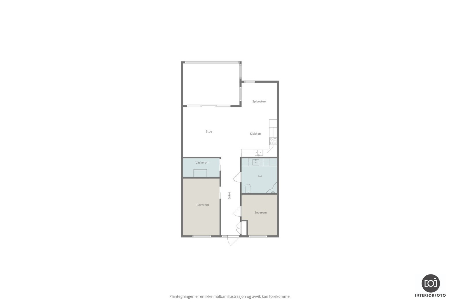 Plantegning Galleribilde