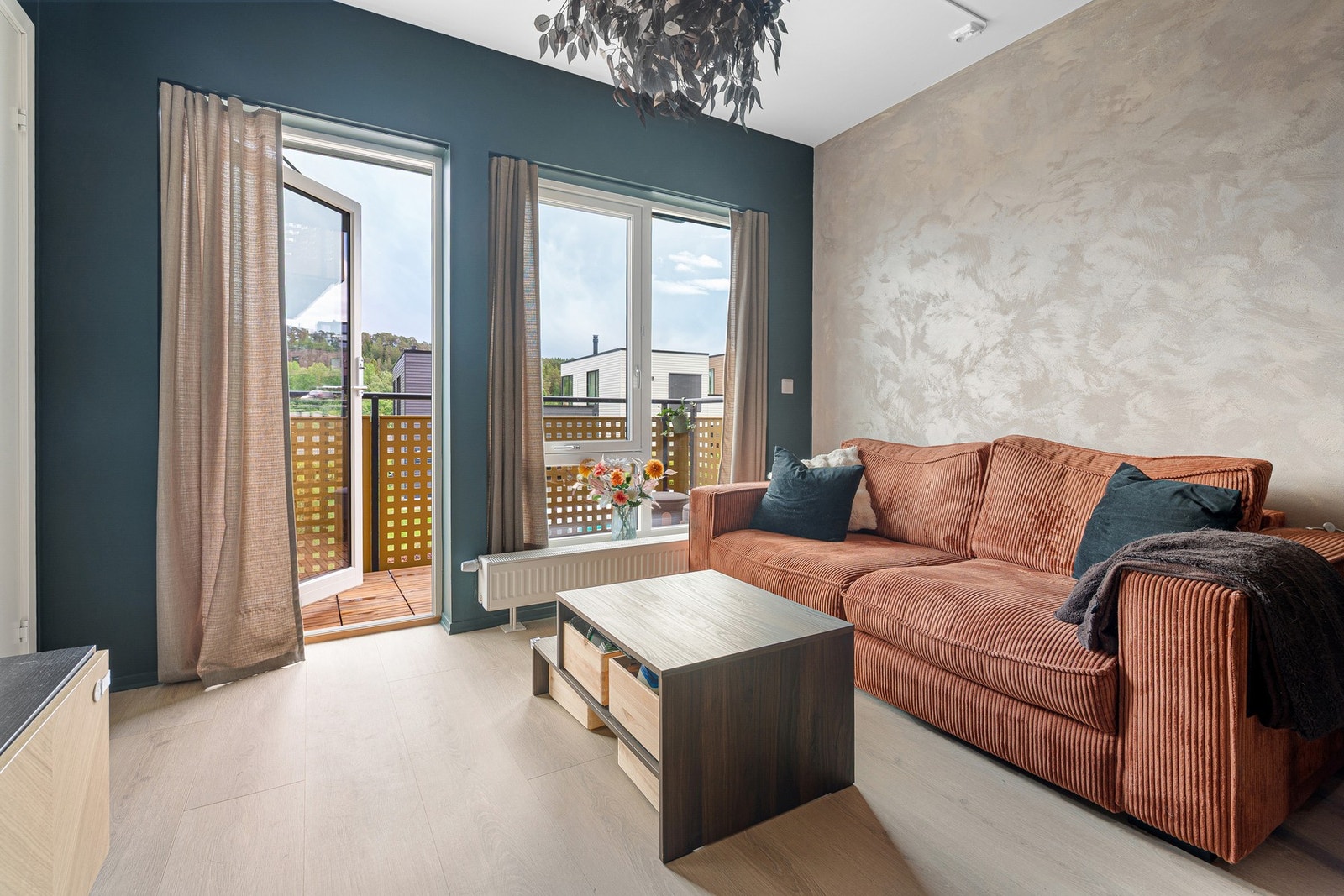 Leiligheten måler 44m² BRA-I og ligger i byggets 2. etasje. Galleribilde