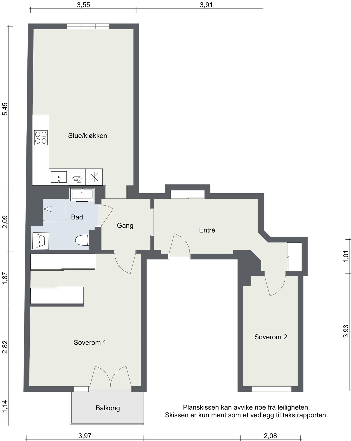 Planløsning. Galleribilde