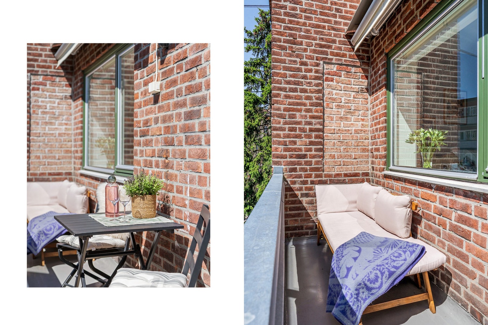 Boligen har en attraktiv intern beliggenhet i byggets 3. etasje (toppleilighet), med en stor balkong hvor du kan nyte solen fra morgen til kveld. Galleribilde