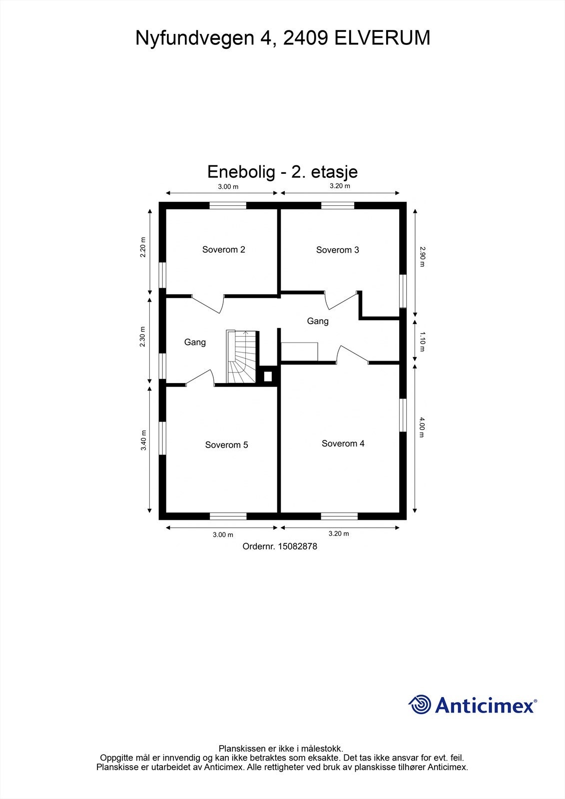 Plantegning - 2. etasje. Galleribilde