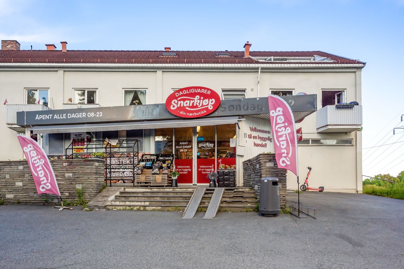 Par minutters gange til nærmeste butikk Galleribilde