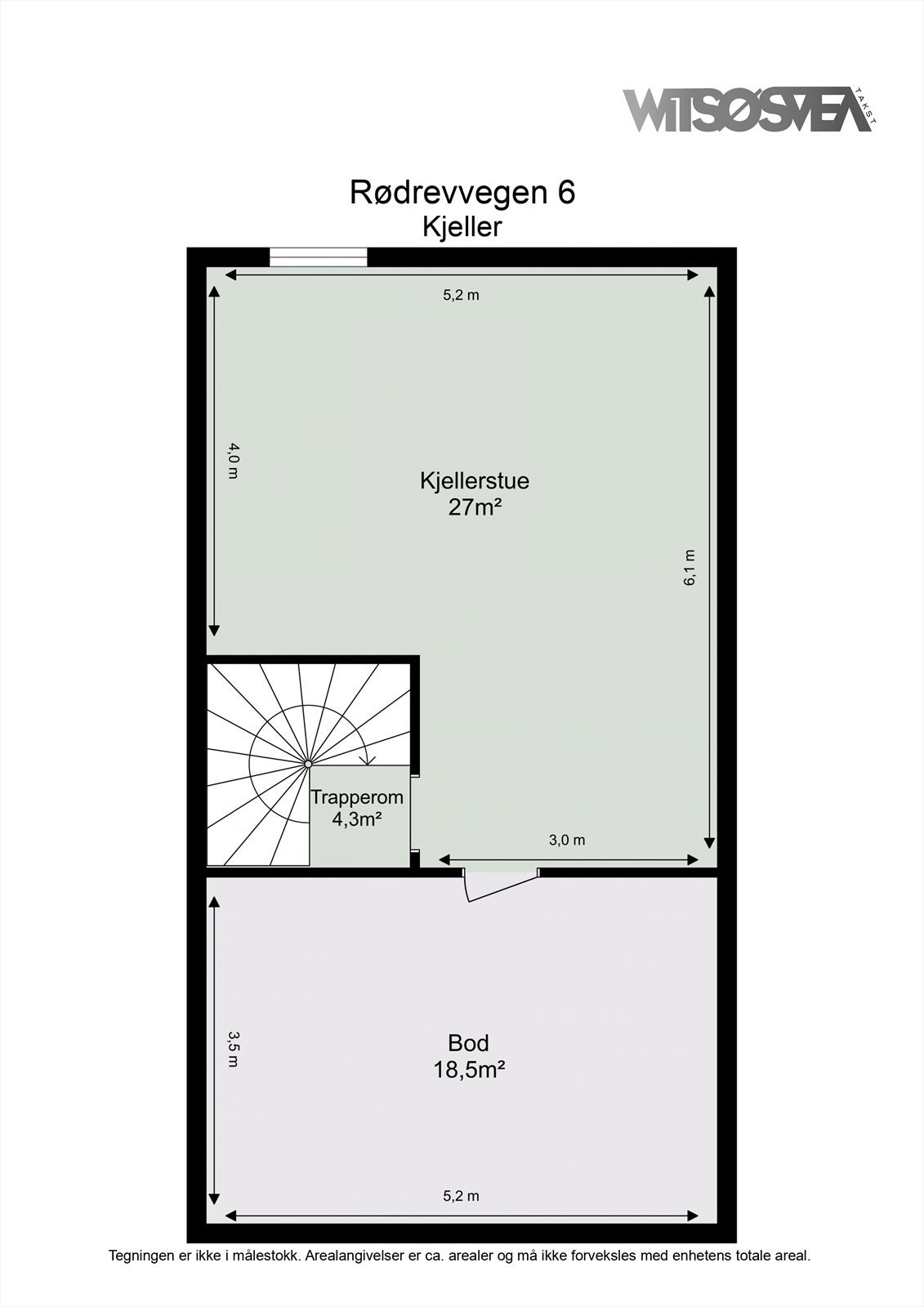Planskisse - kjeller Galleribilde