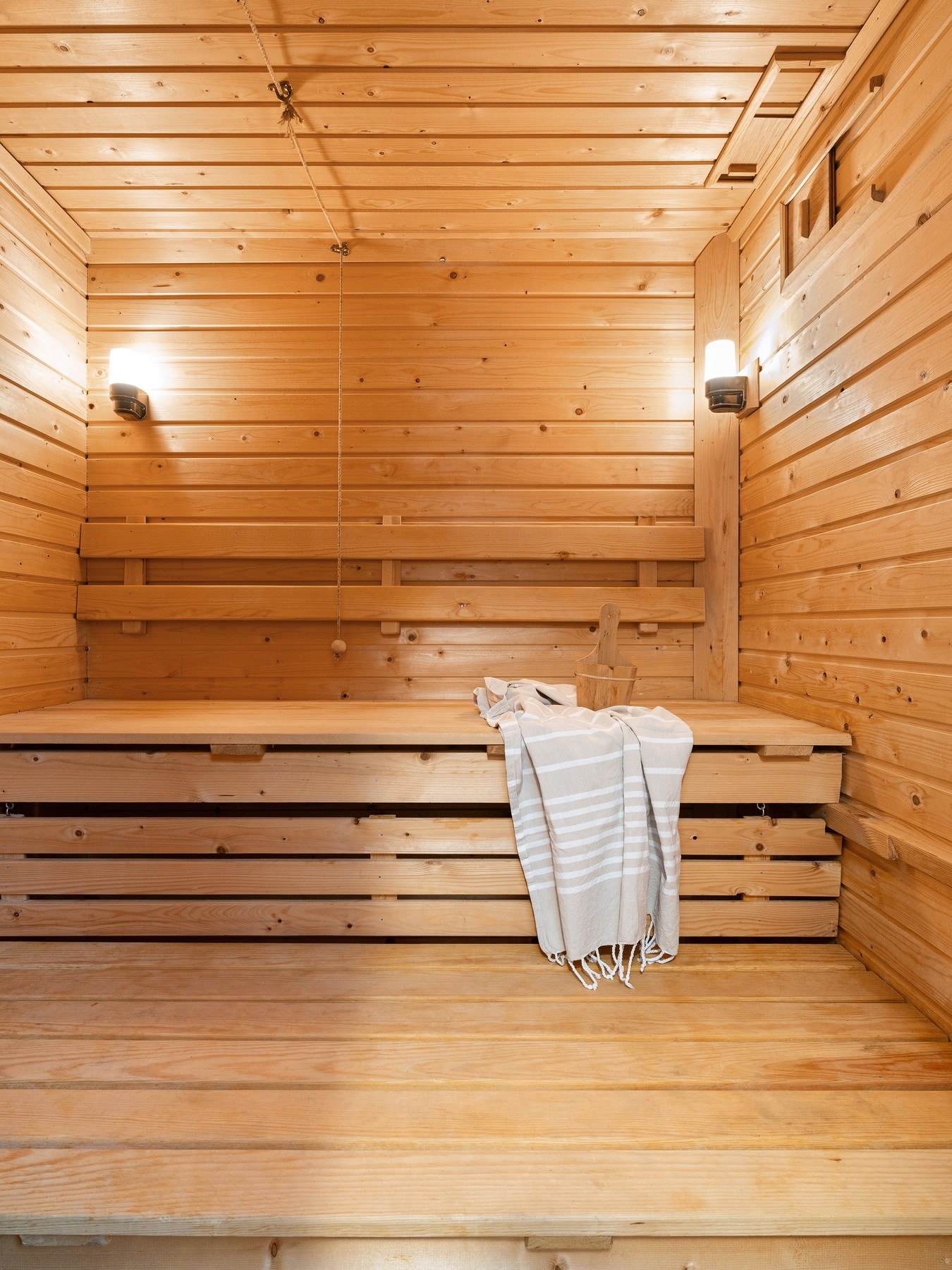 I tilknytning til badet finnes en badstue. Galleribilde