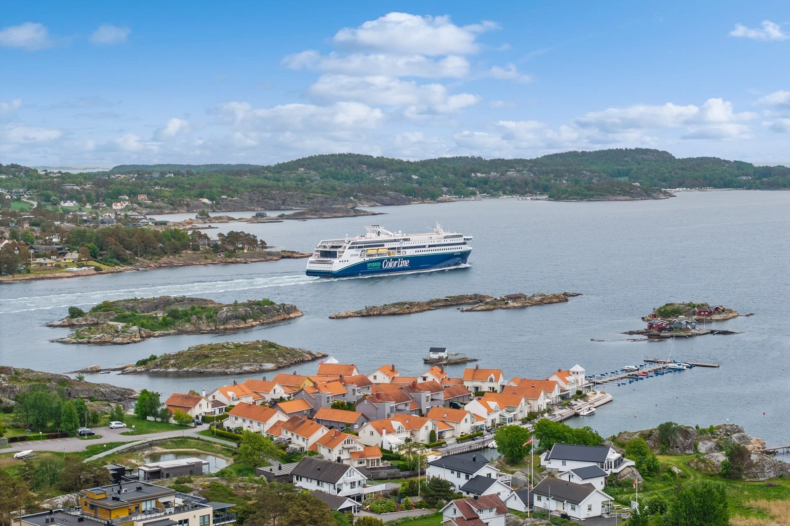 Nærheten til kysten gir tilgang til et vakkert skjærgårdsmiljø. Galleribilde