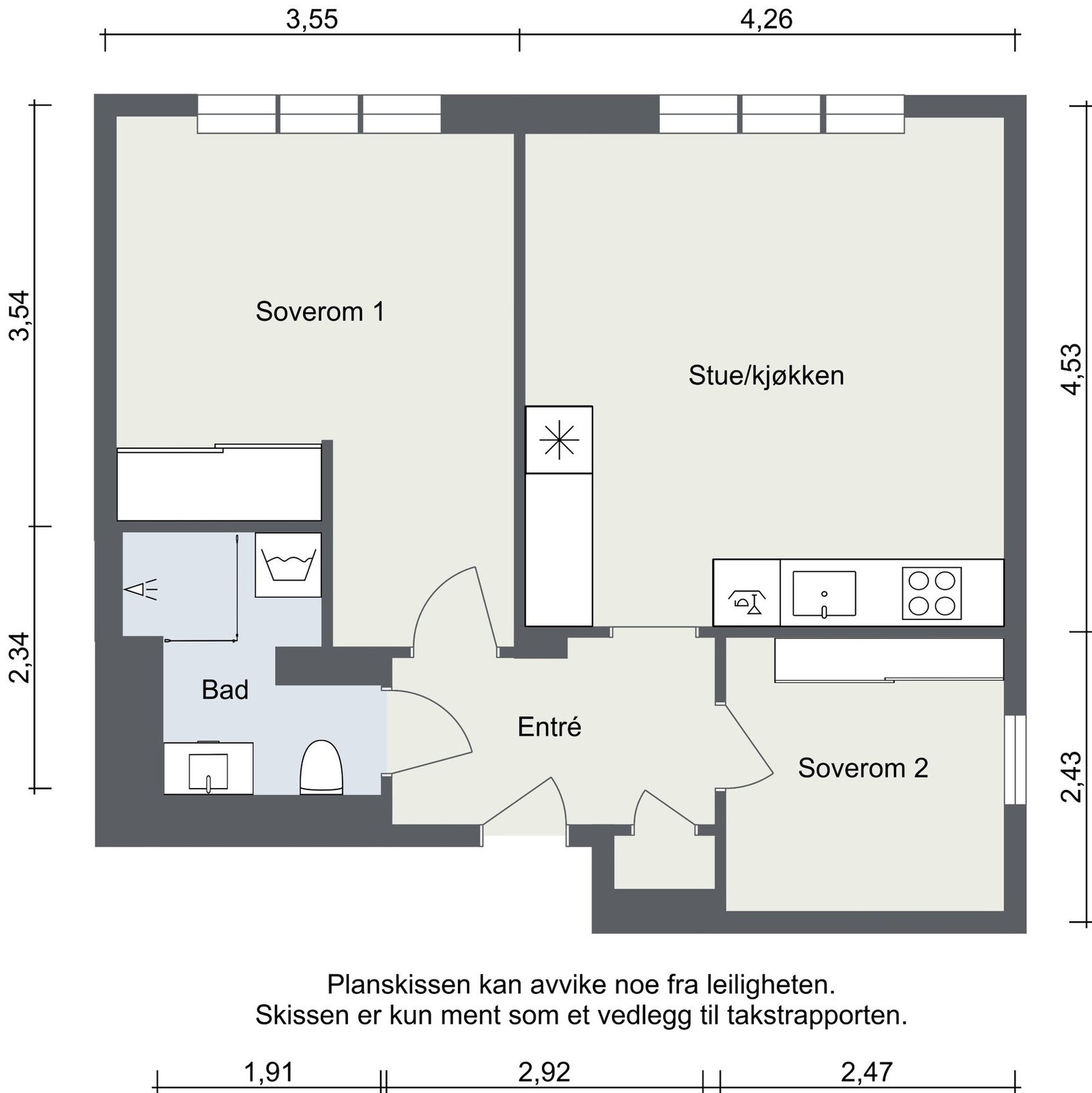 Planløsning. Galleribilde