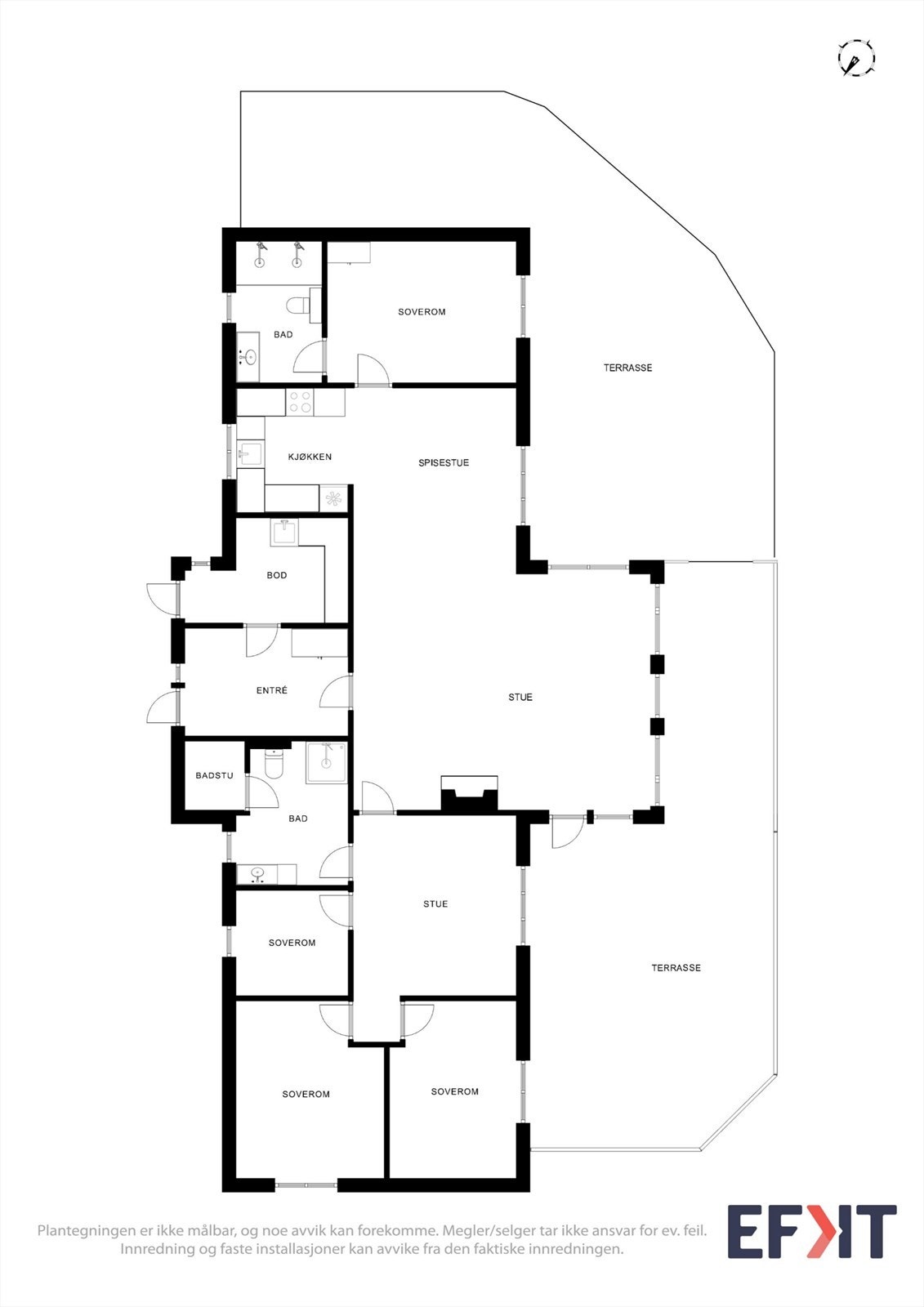 Plantegning Galleribilde