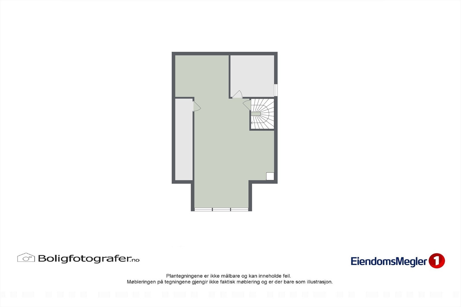 Plantegning loftsetasje. Galleribilde