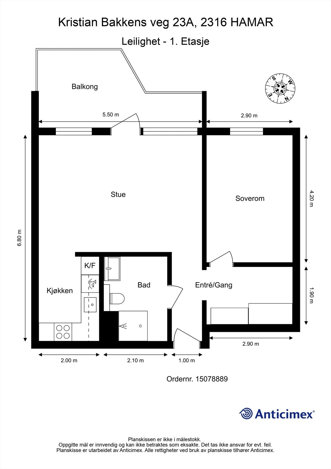 Plantegning Galleribilde