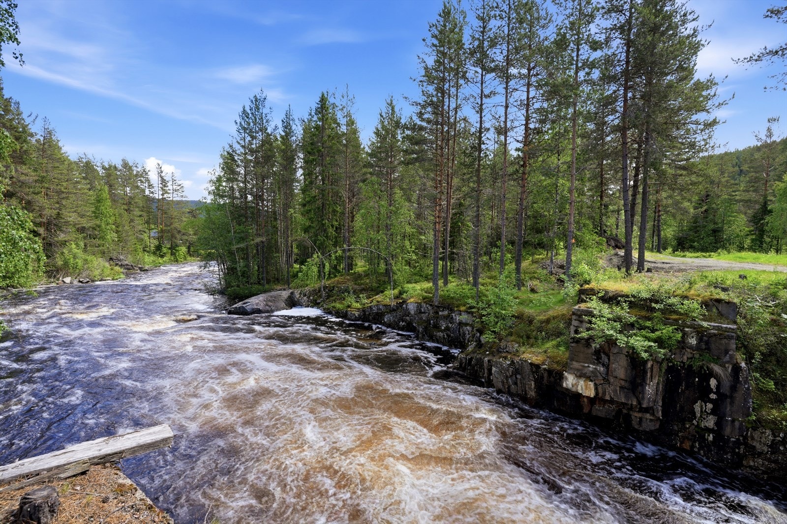 Nærområdet byr på flotte naturopplevelser, med elven som et sentralt element. Galleribilde