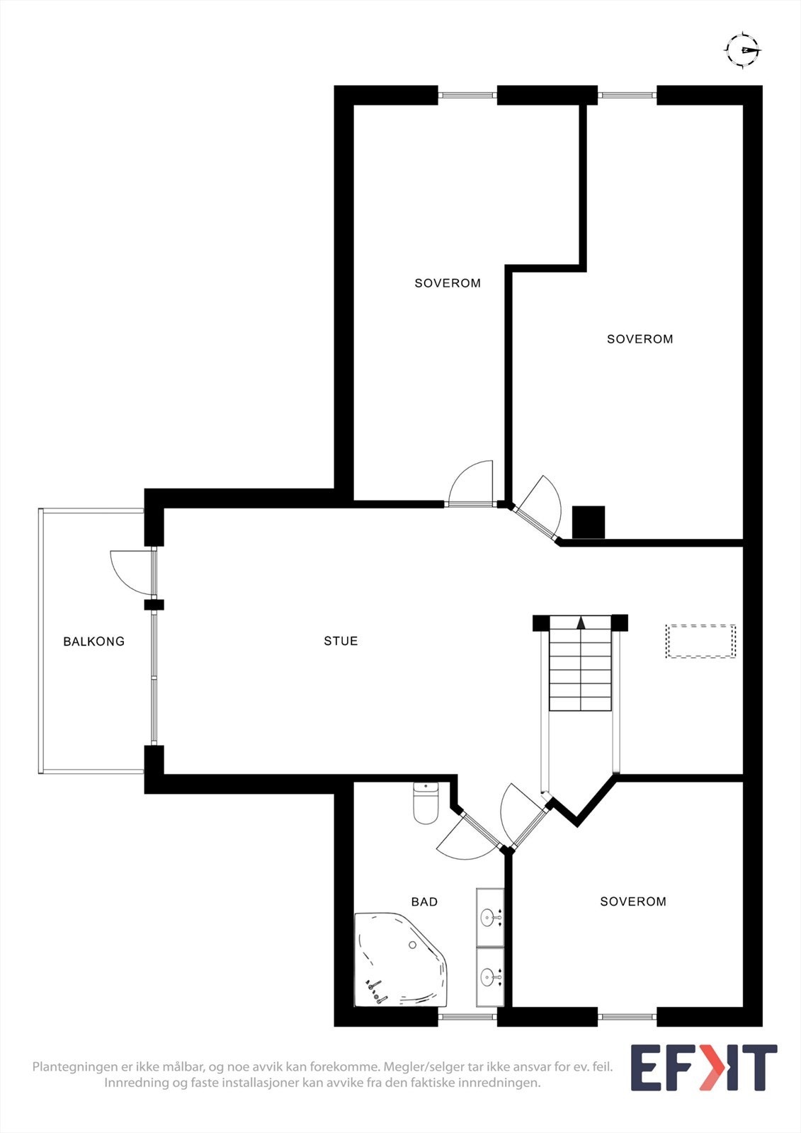 Plantegning 2.etasje Galleribilde
