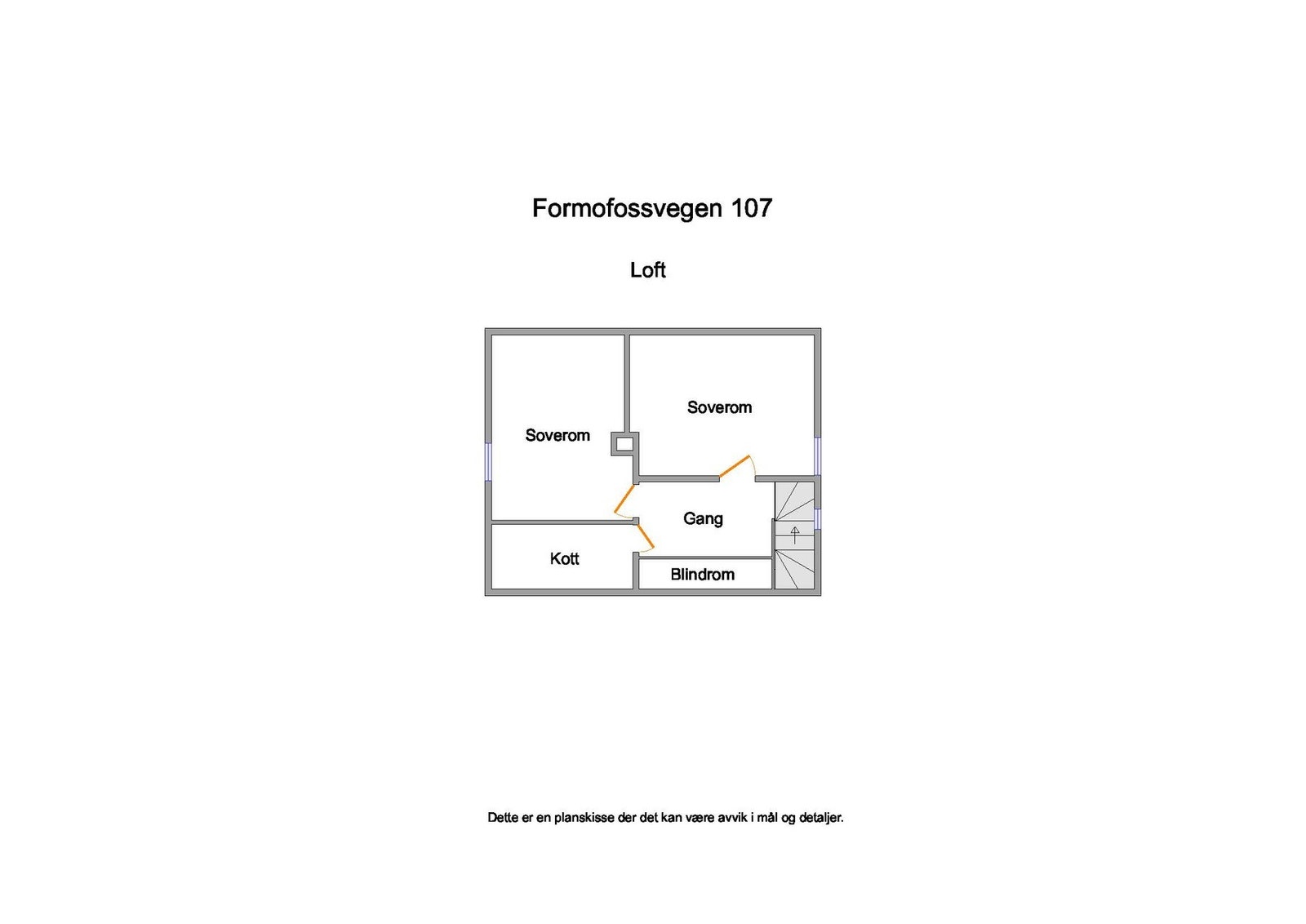 Planskisse - Loft Galleribilde