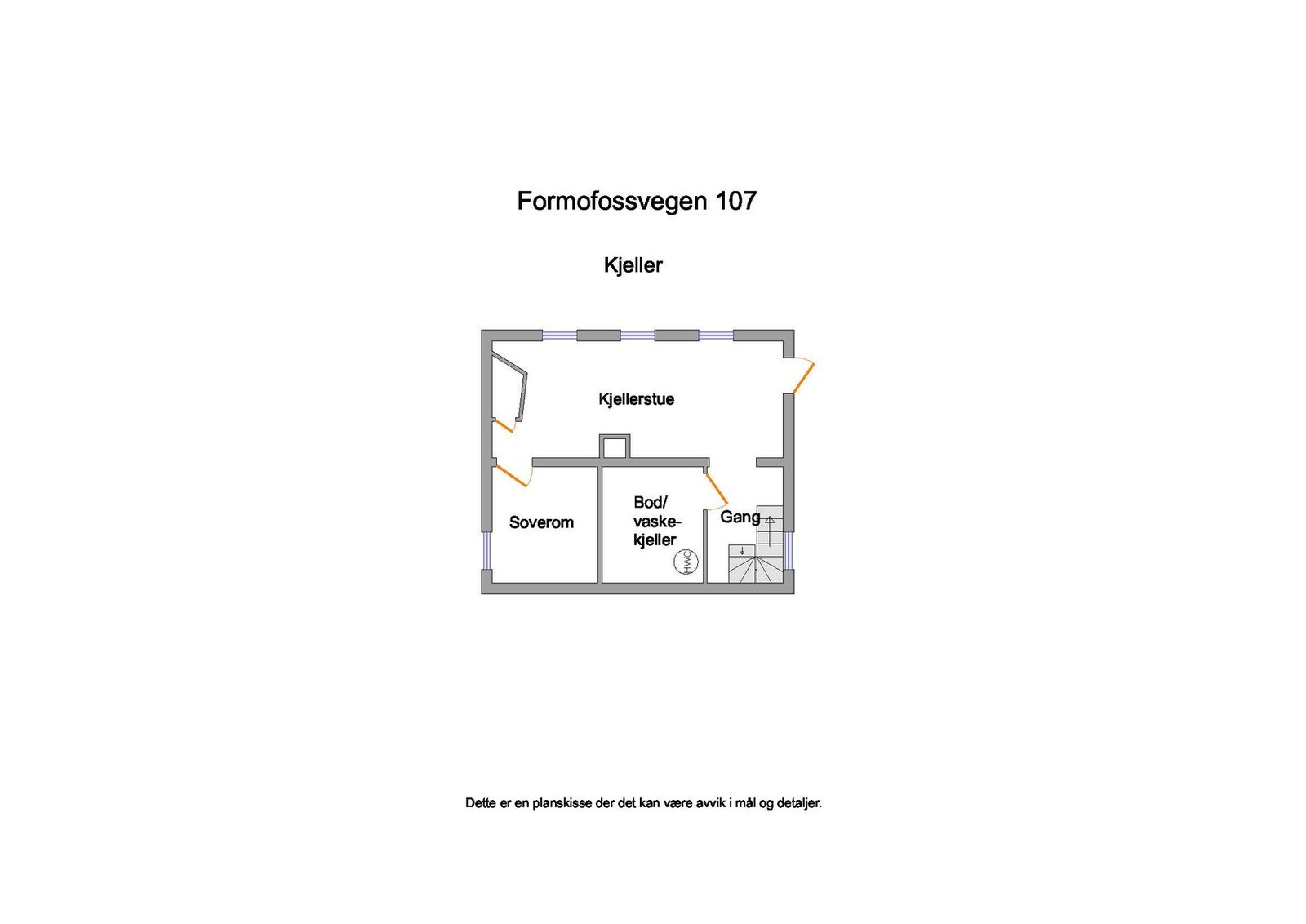 Planskisse - Kjeller Galleribilde