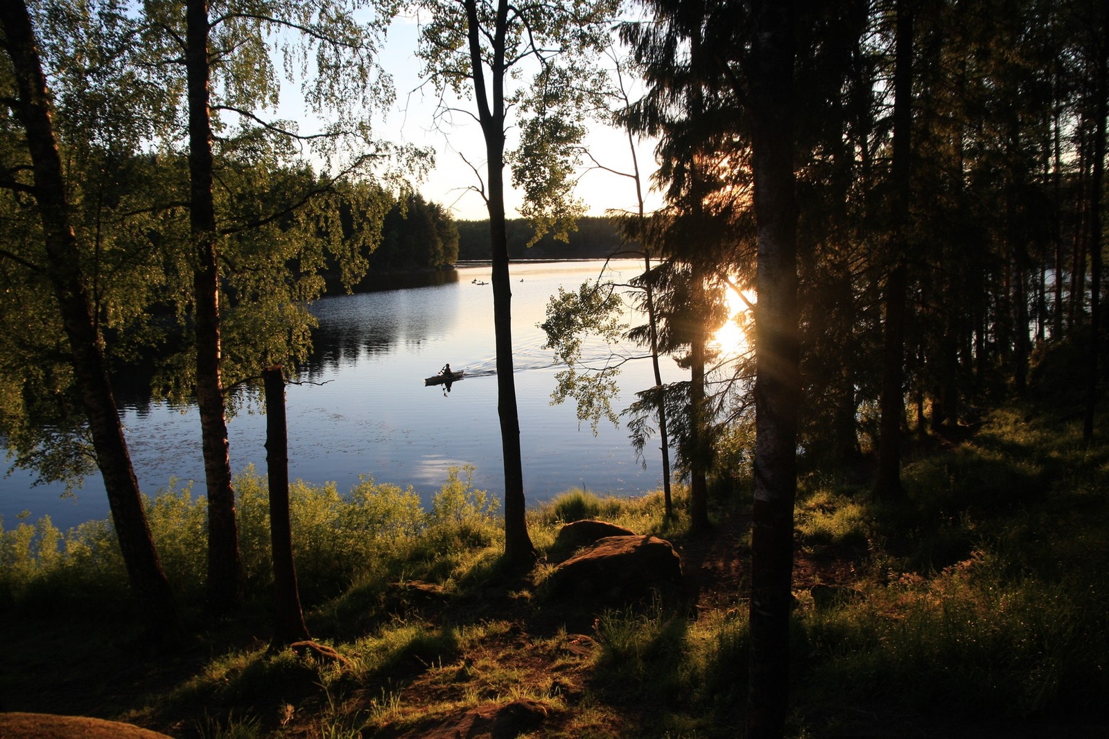 Fantastiske Østmarka med flere vann, til bading, padling, fiske mm. Galleribilde
