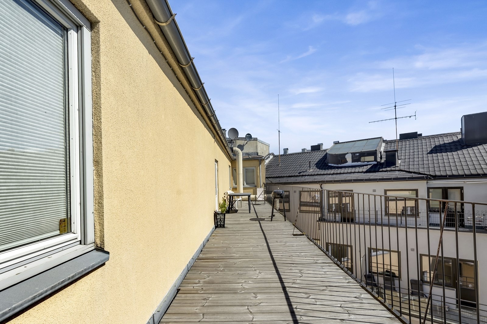 Felles takterrasse. Galleribilde
