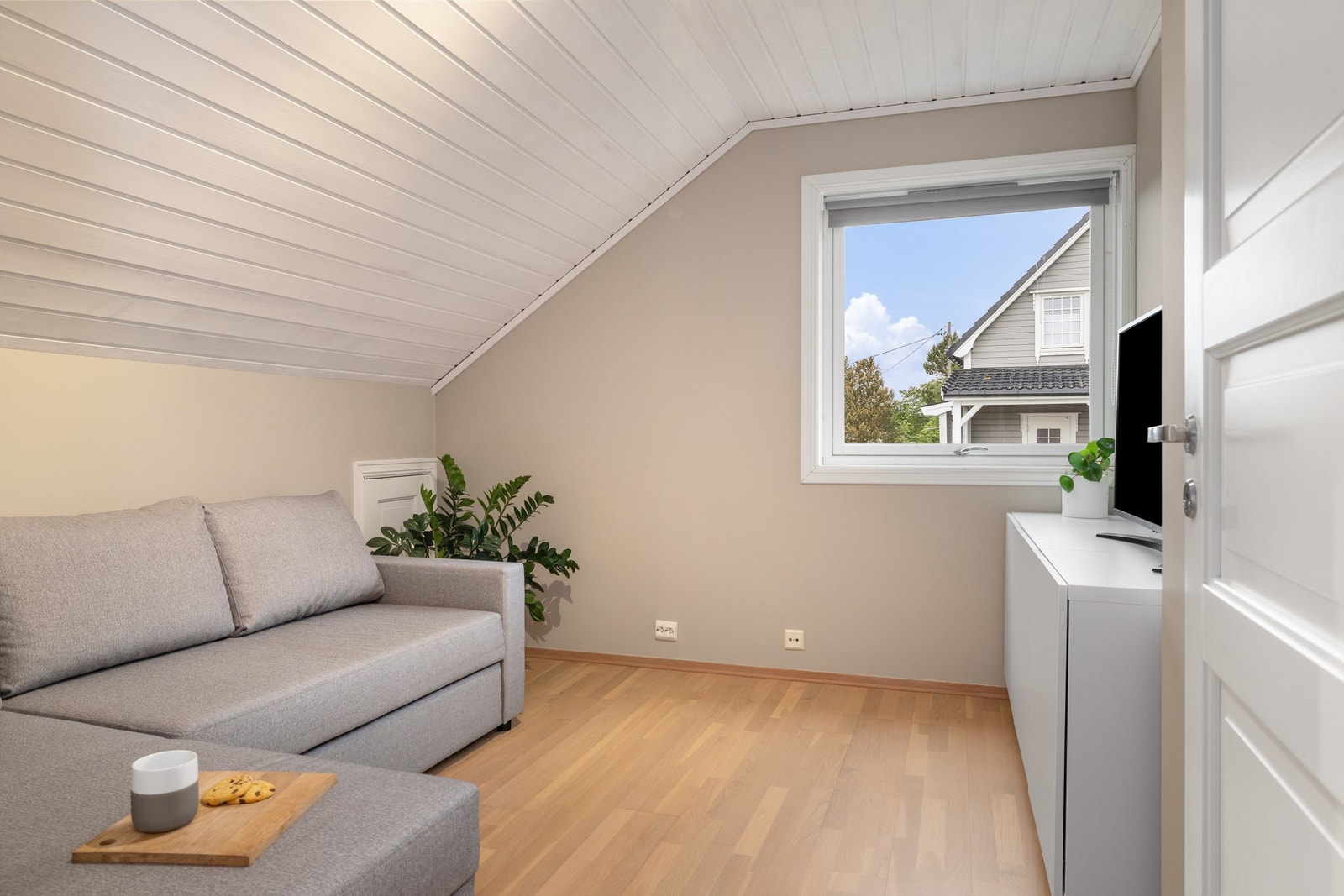 Soverom 2 er brukt som loftstue av dagens eier Galleribilde