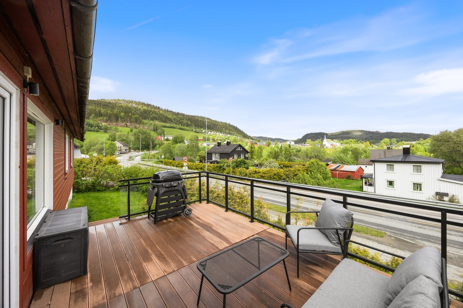 Uteområdet måler ca 14 kvm. Galleribilde