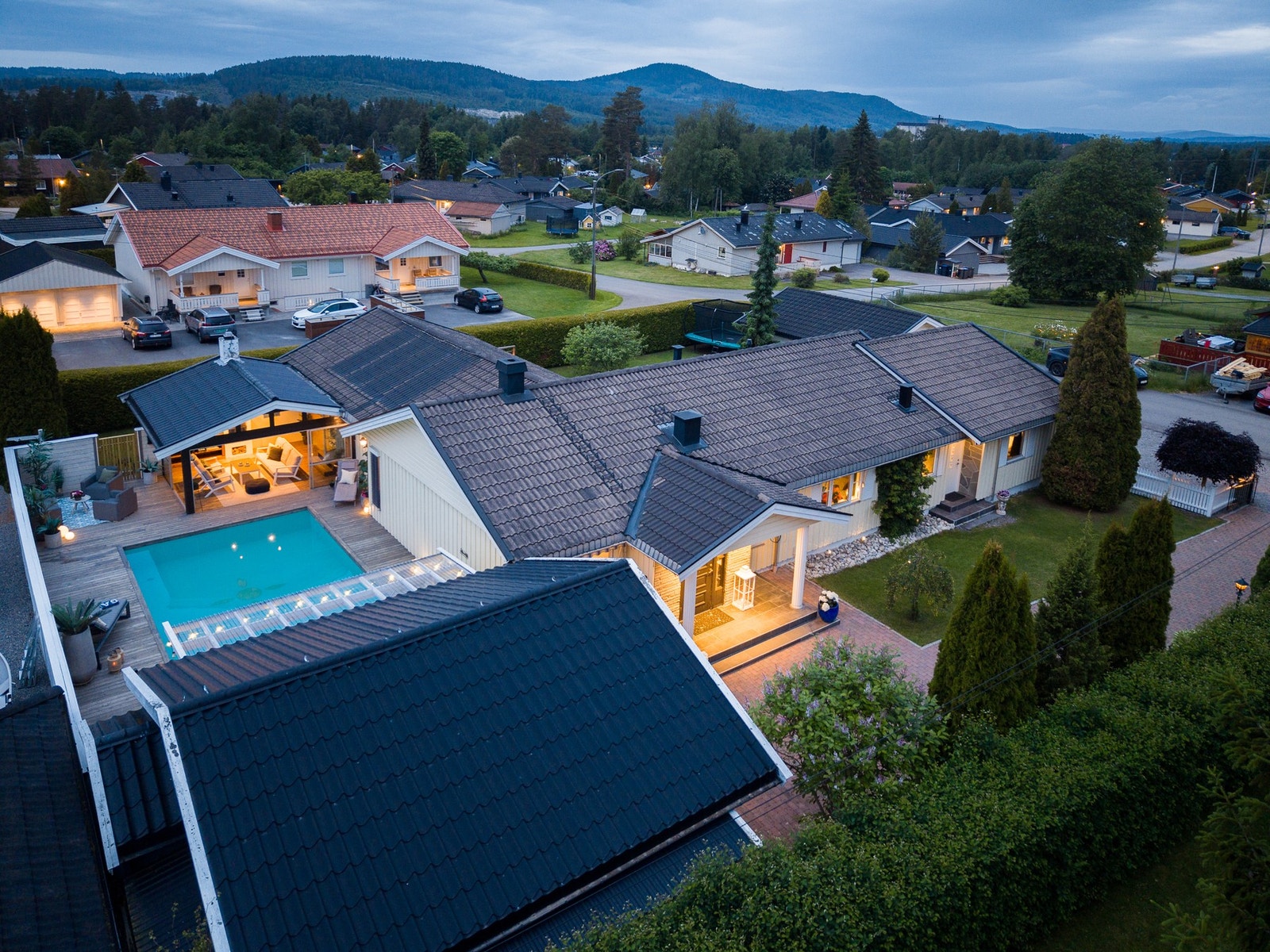 Dronebilde Galleribilde