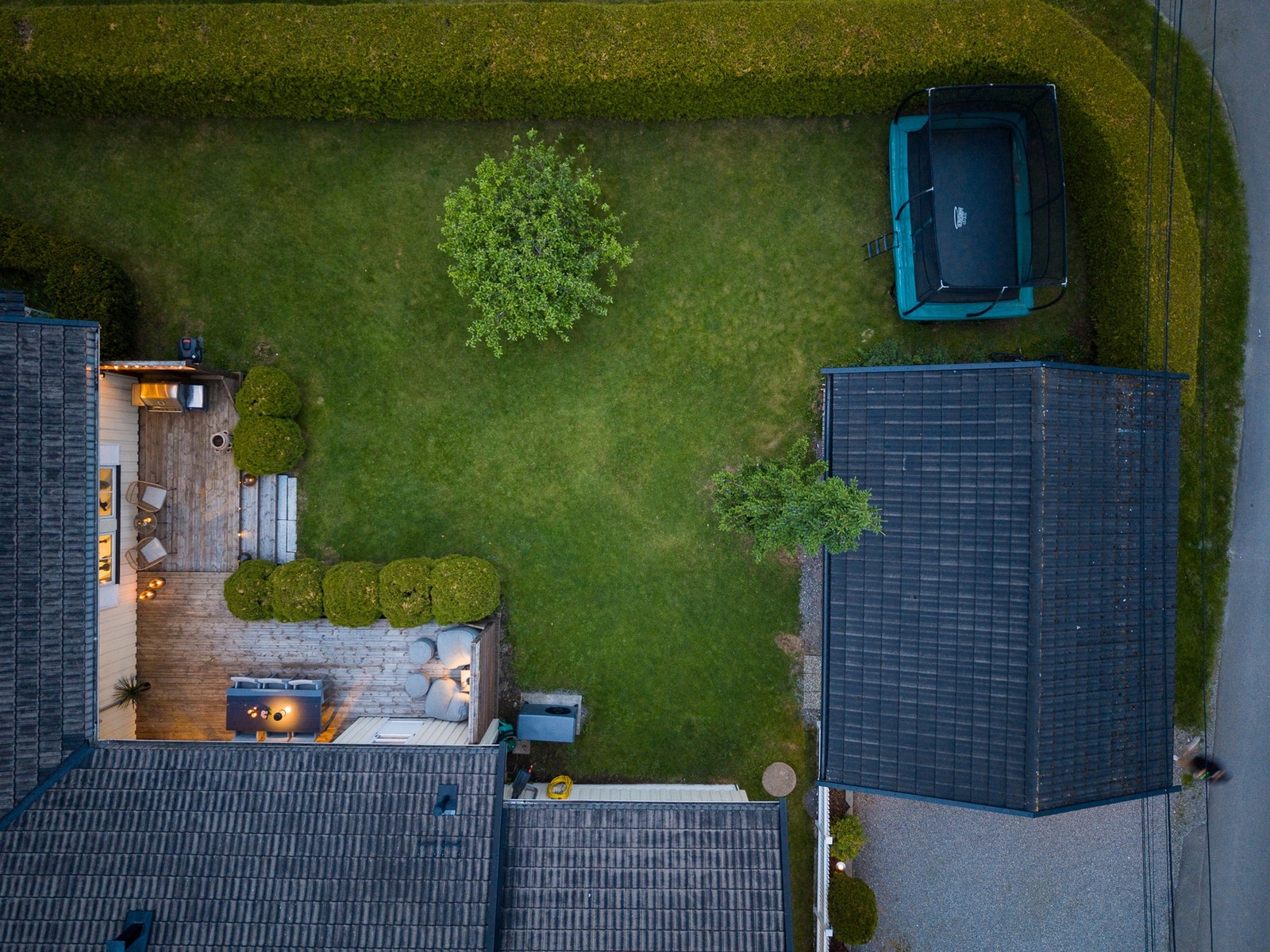 Plass til trampoline Galleribilde