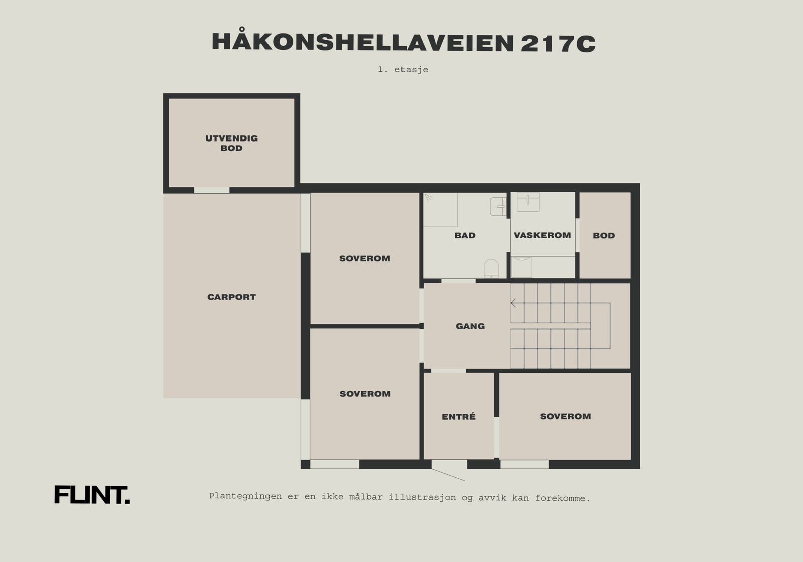 Plantegning 1.etasje Galleribilde