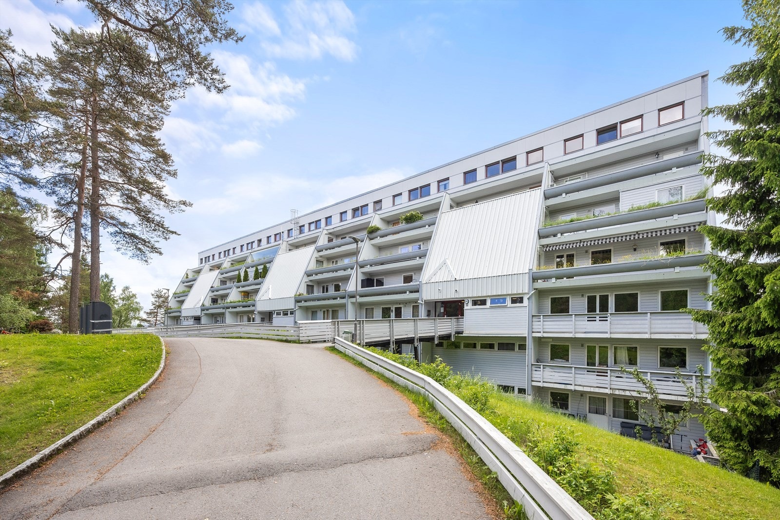 Sameiet Tokerudtoppen består av 213 boligseksjoner og har velholdte fellesområder Galleribilde
